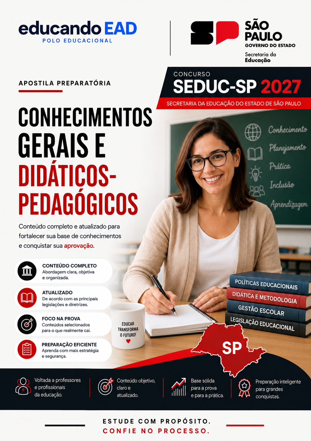 Conhecimentos Didático Pedagógicos SEDUC 2027