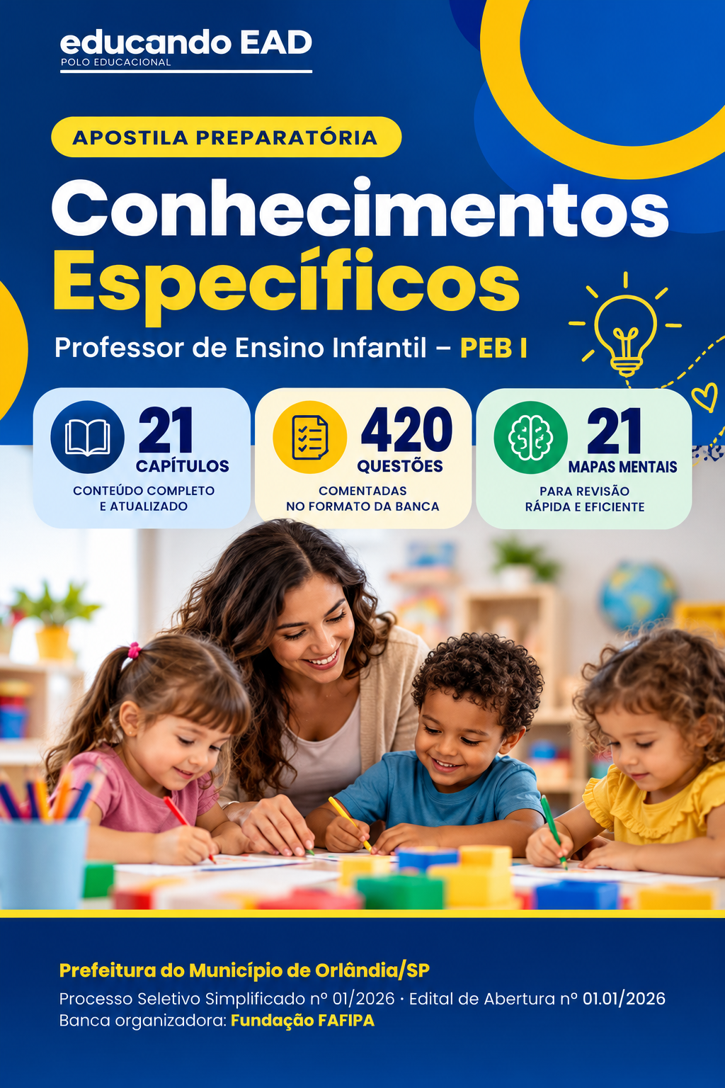 Ensino Infantil PEB I - Conhecimentos Específicos