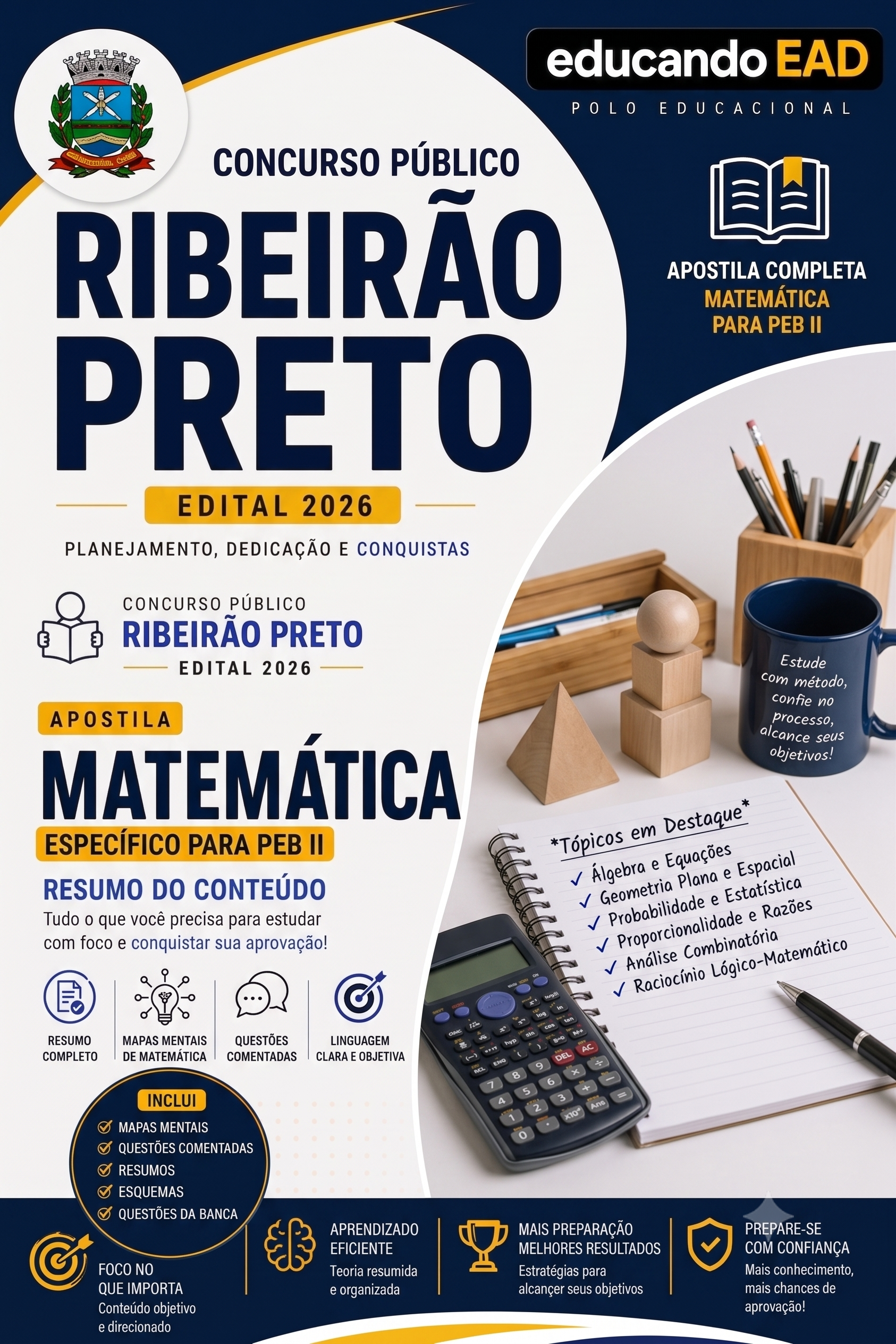 Matemática PEB II Ribeirão Preto 2026
