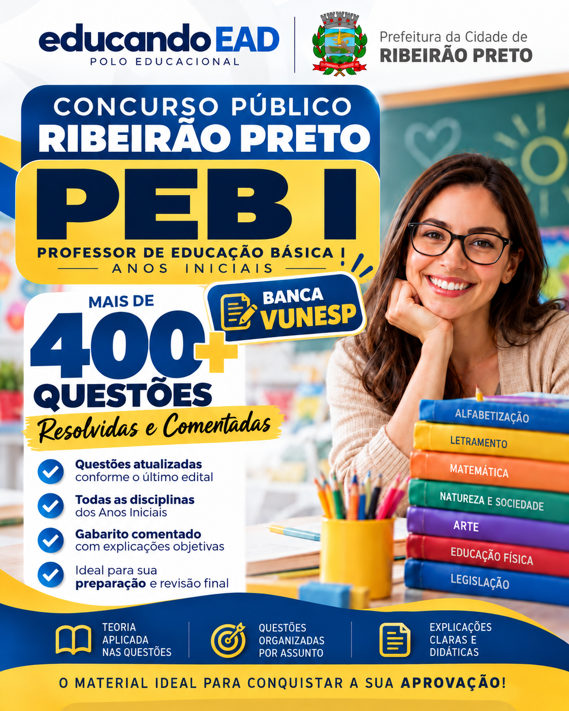 Questões Comentadas PEB I - Ribeirão Preto 2026